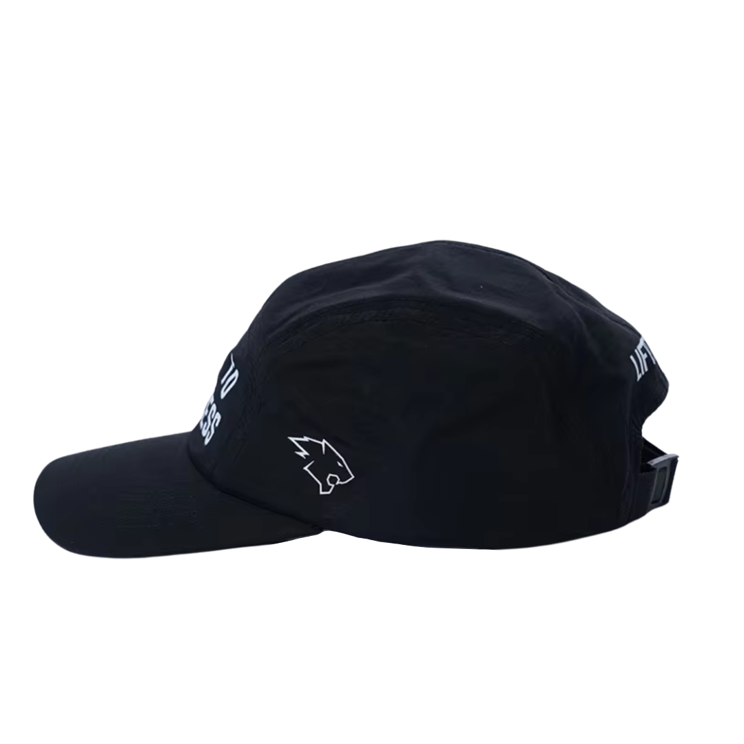COMMIT TO THE PROCESS RUN HAT - BLACK