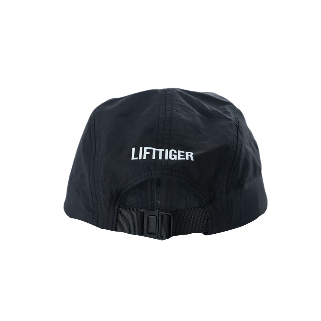 TIGER HEAD RUN HAT - GRAY / BLACK