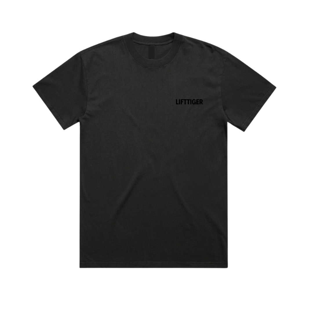 STRENGTH HEAVY TEE - BLACK