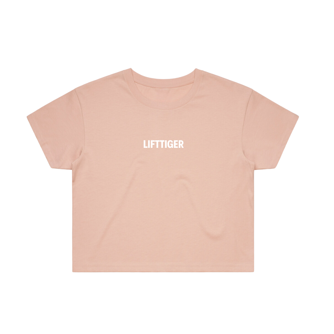 TRAINING CROP TOP - PALE PINK