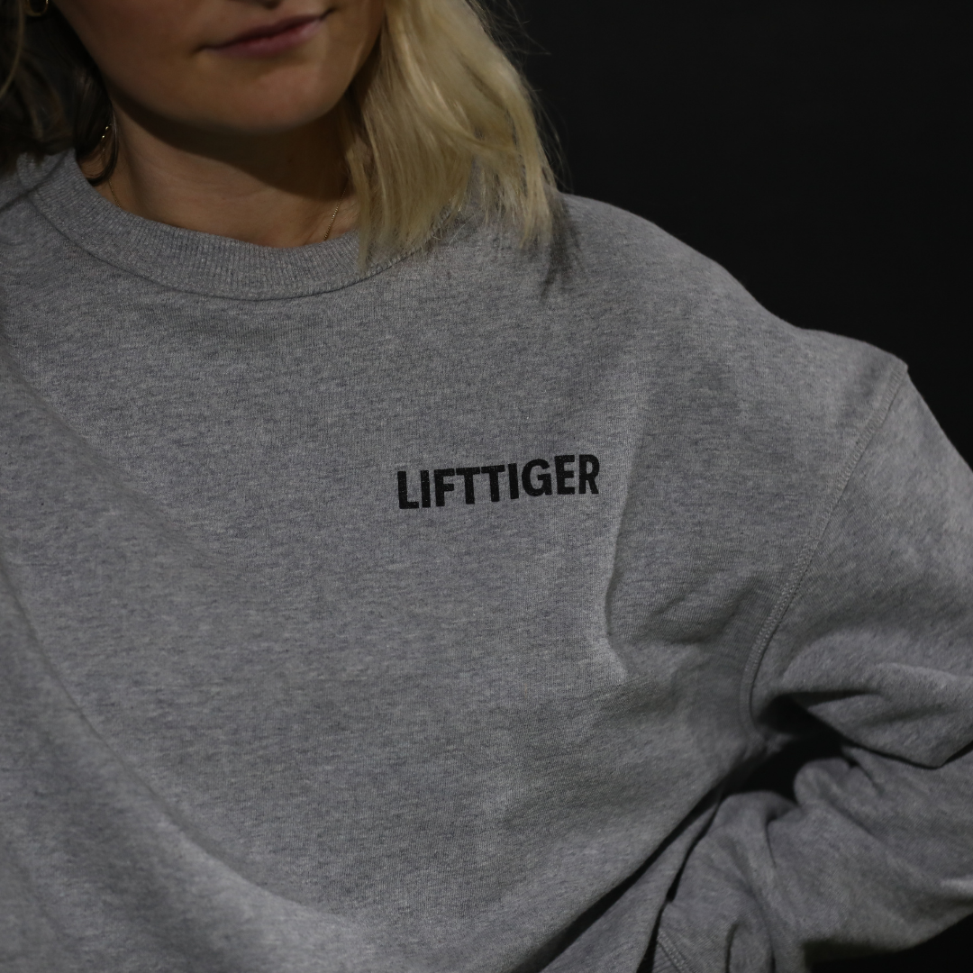 TRAINING CROPPED SWEATSHIRT - HEATHER GRAY