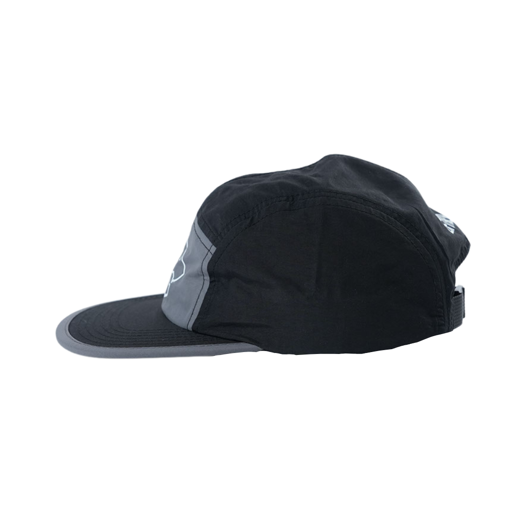 TIGER HEAD RUN HAT - GRAY / BLACK